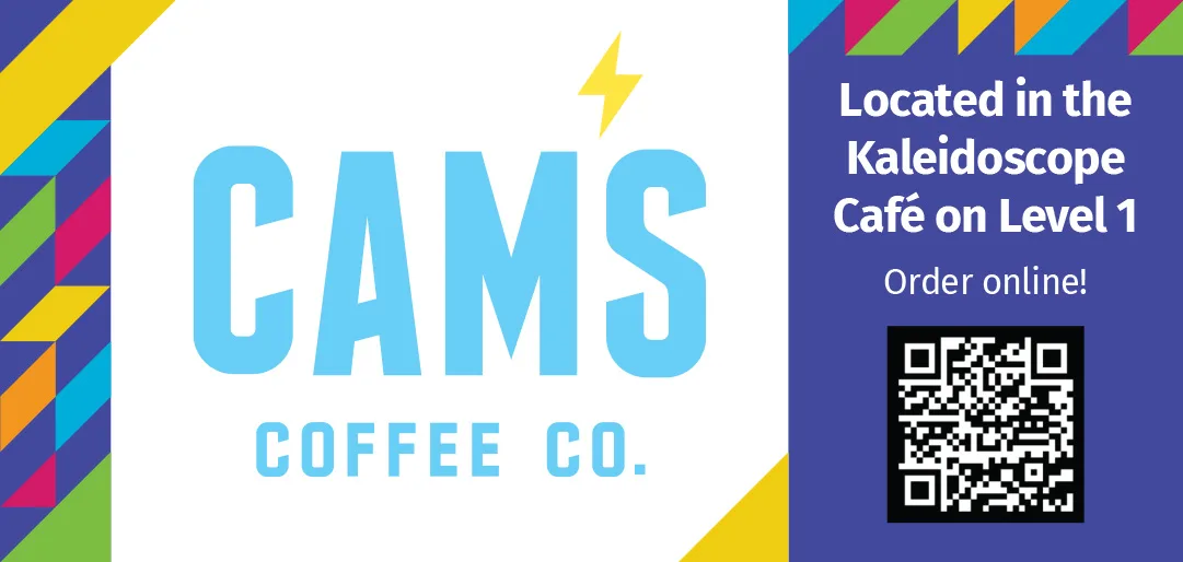 Cam’s Coffee Co. Is Open at Kaleideum in the Kaleidoscope Café